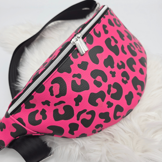 Preview: Gürteltasche / Crossbody Bag Junis - pinker Leo